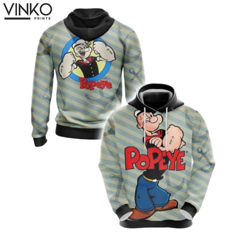 Popeye Characters New 2095 Hoodie