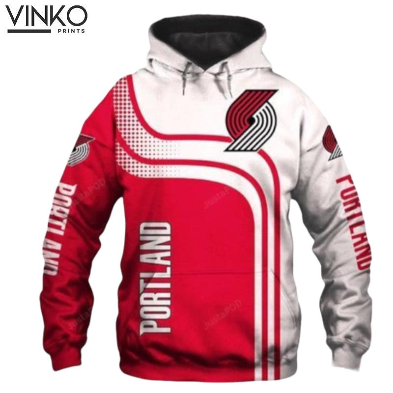 Portland Trail Blazers And Pered Custom Portland Trail Blazers Graphic Hoodie