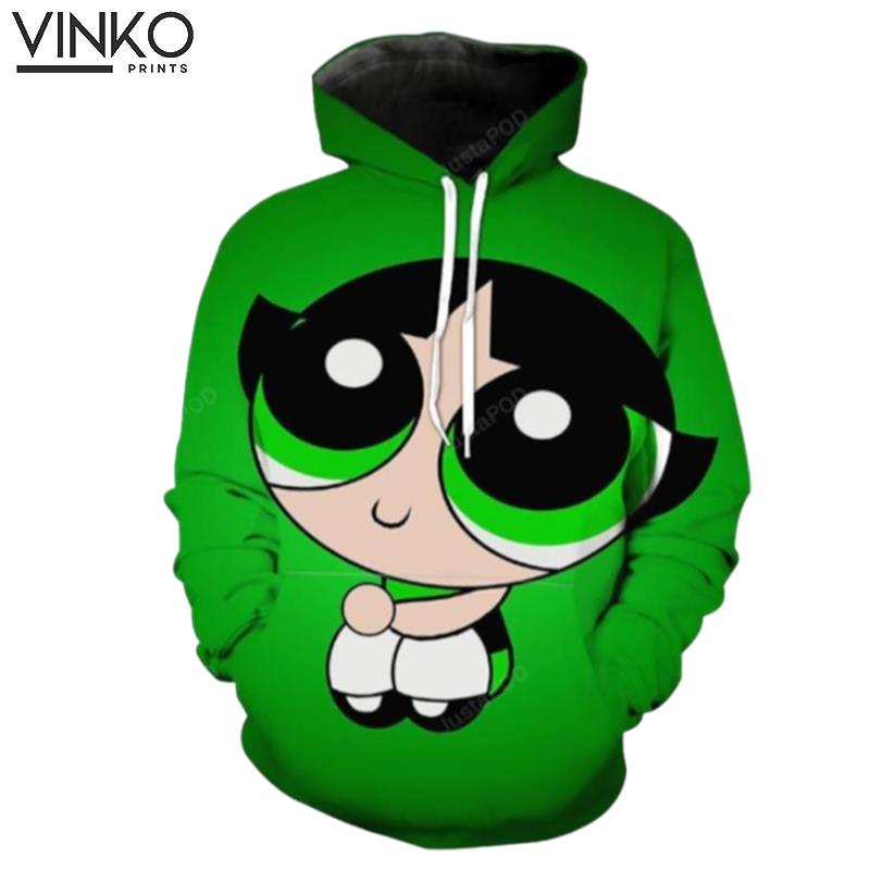 Powerpuff Girls Buttercup Powerpuff Girls Clothing Hoodie