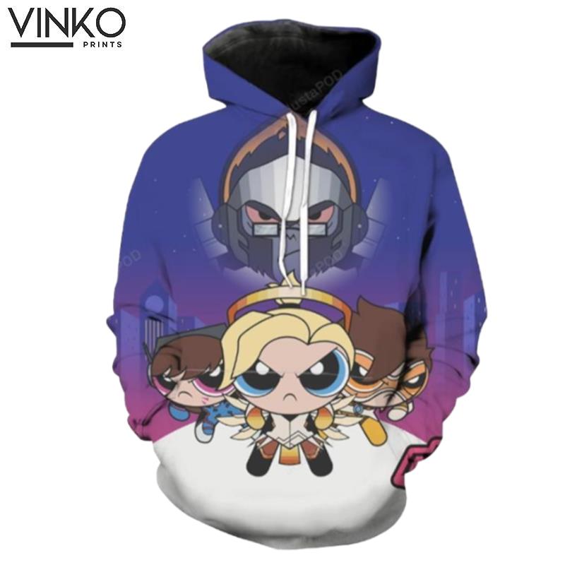 Powerpuff Girls Mojo And More Character Hoodie