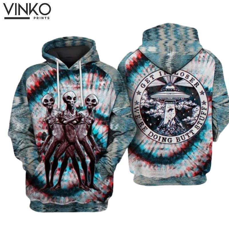 Psychedelic Alien Hoodie