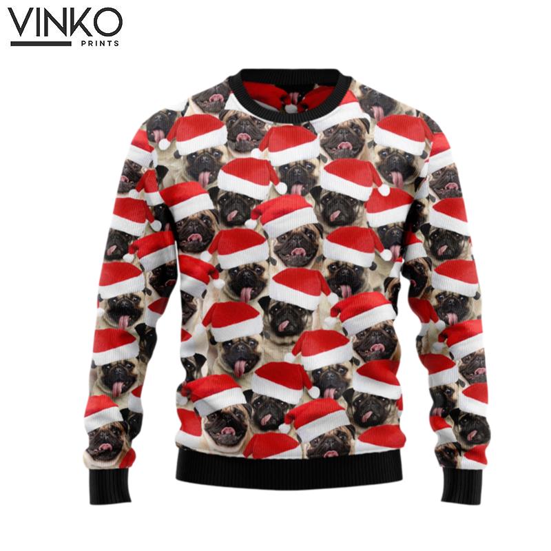 Pug Group Awesome TY0511 Ugly Christmas Sweater