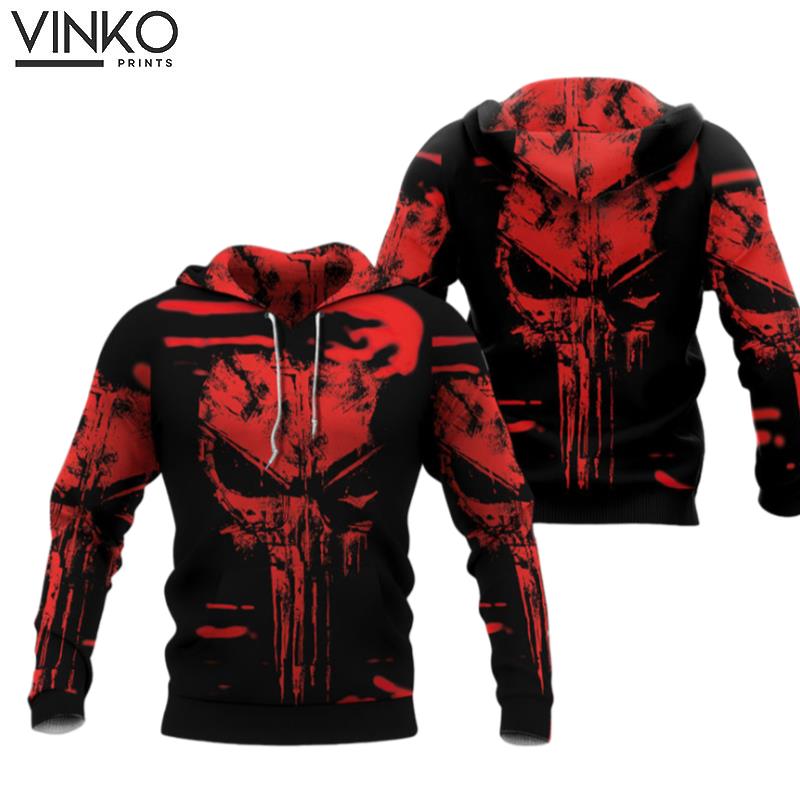 Punisher Skull Im The Hero You Wanted Im The Monster You Needed Hoodie