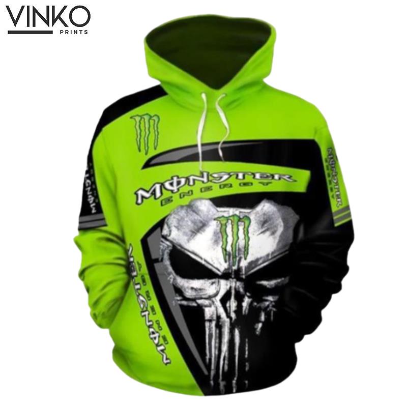 Punisher Skull Monster Energy Hoodie