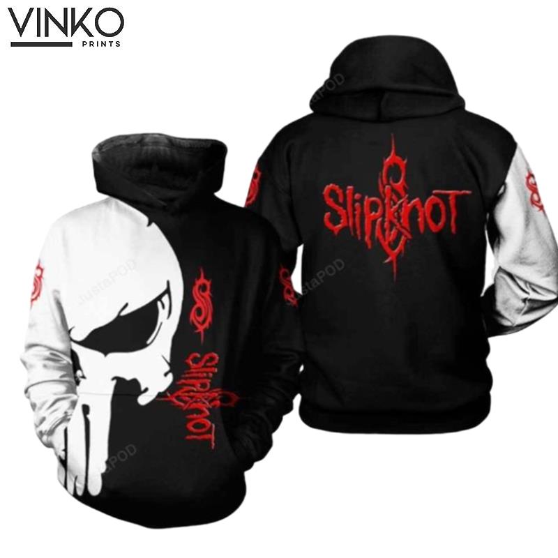 Punisher Skull Slipknot Men And Women Slipknot Rock Band Slipknot Hoodie