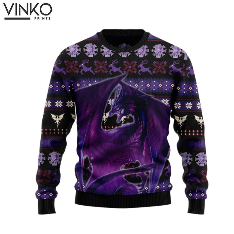 Purple Dragon D1011 Ugly Christmas Sweater