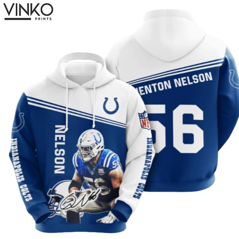 Quenton Nelson 56 Indianapolis Colts Hoodie