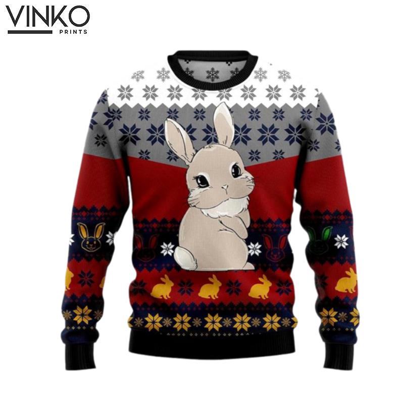 Rabbit Cute Unisex Ugly Christmas Sweater