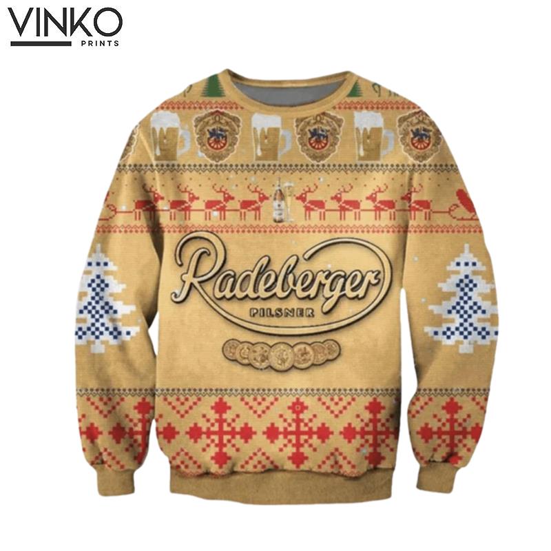 Radeberger Pilsner Beer Ugly Christmas Sweater