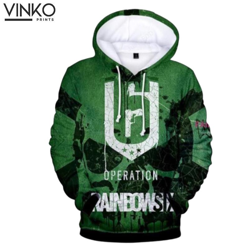 Rainbow Six Green Hoodie