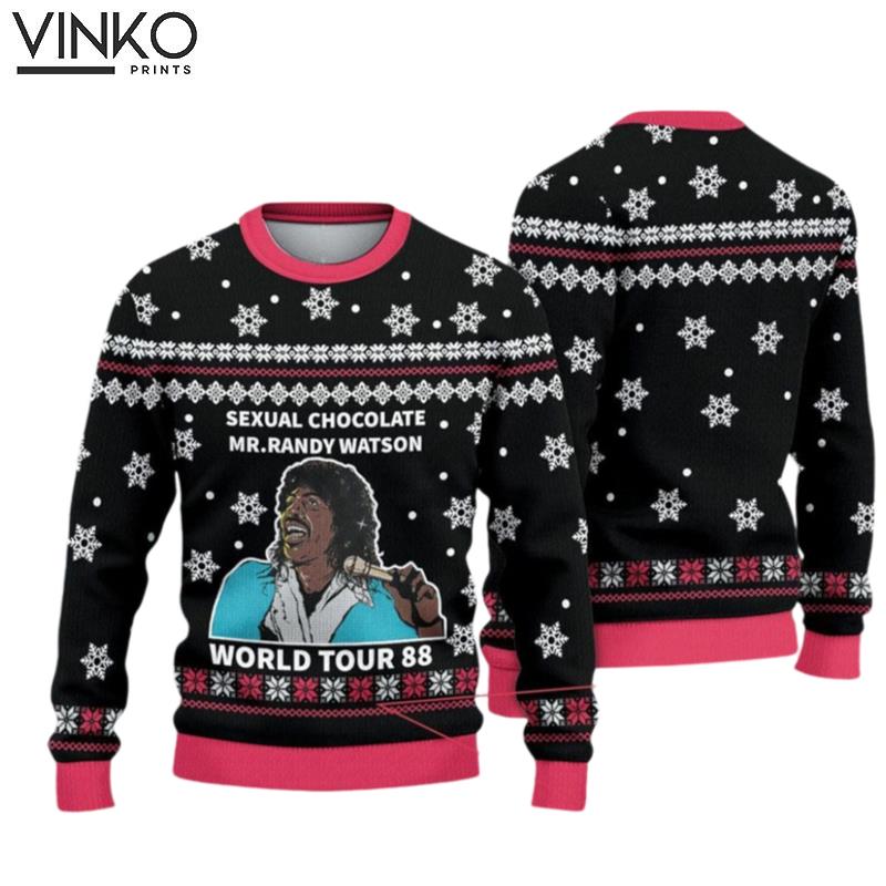 Randy Watson And The Sexual Chocolate Ugly Christmas Sweater