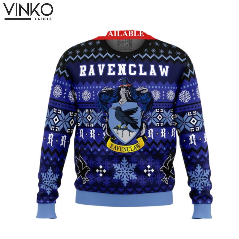 Ravenclaws House Ugly Knitted Ugly Christmas Sweater