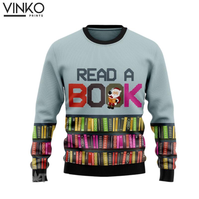 Read A Book Ugly Christmas Sweater