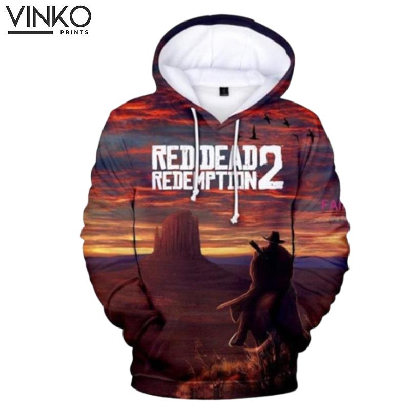 Red Dead Redemption 2 Brown Hoodie