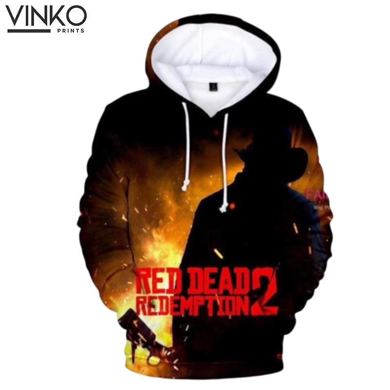 Red Dead Redemption 2 Orange Hoodie