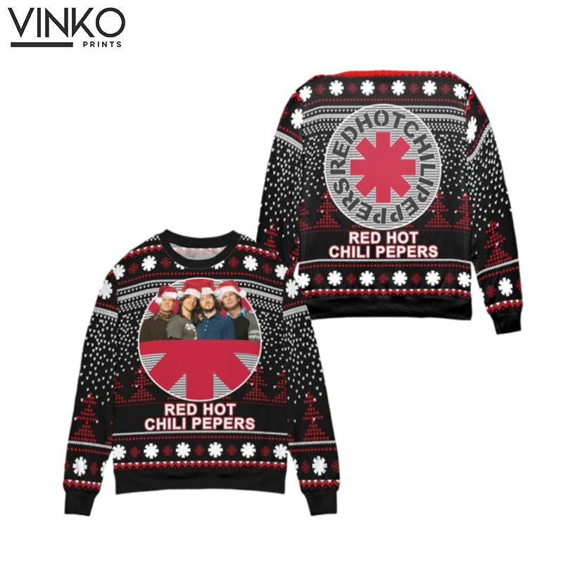 Red Hot Chili Peppers Unisex 3D Ugly Christmas Sweater