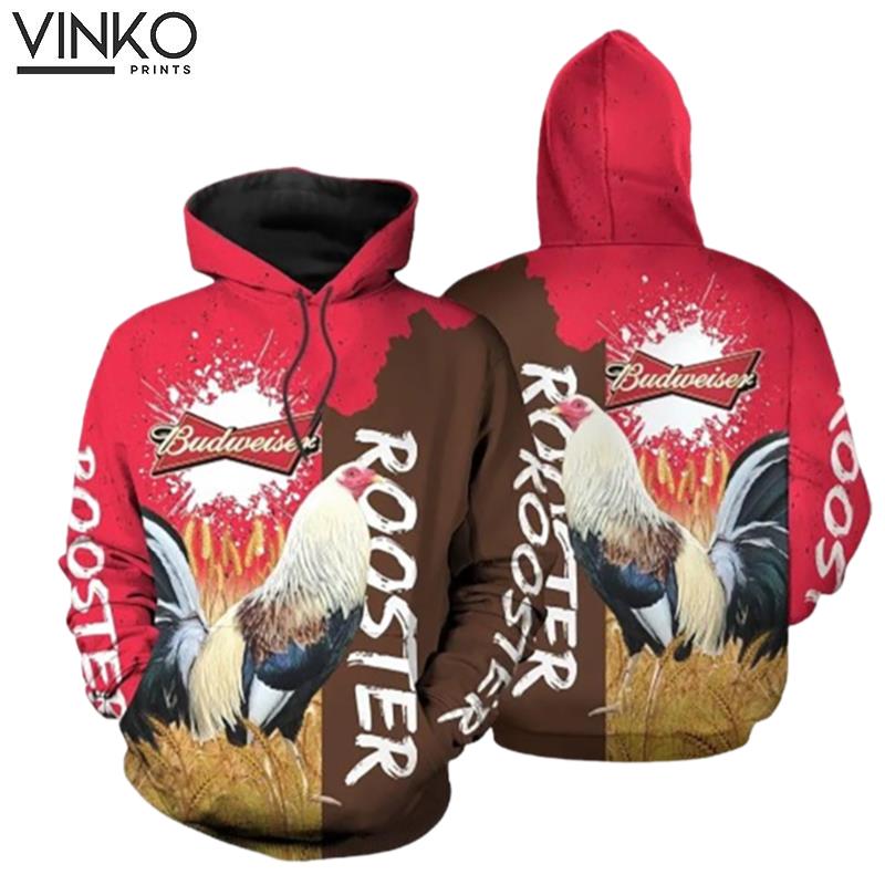 Red Rooster Budweiser Hoodie