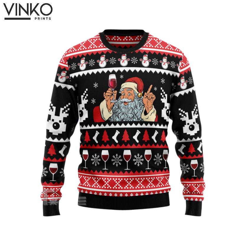 Red Wine Ugly Christmas Sweater