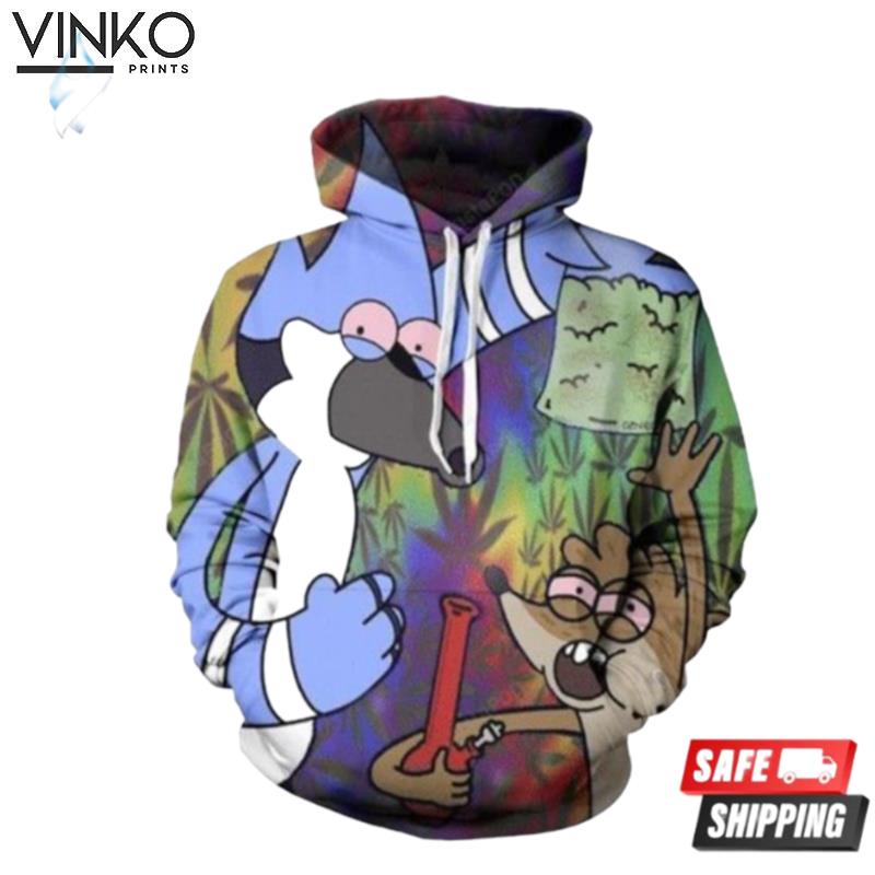 Regular Show Loud And Pered Custom Regular Show Loud Graphic Hoodie