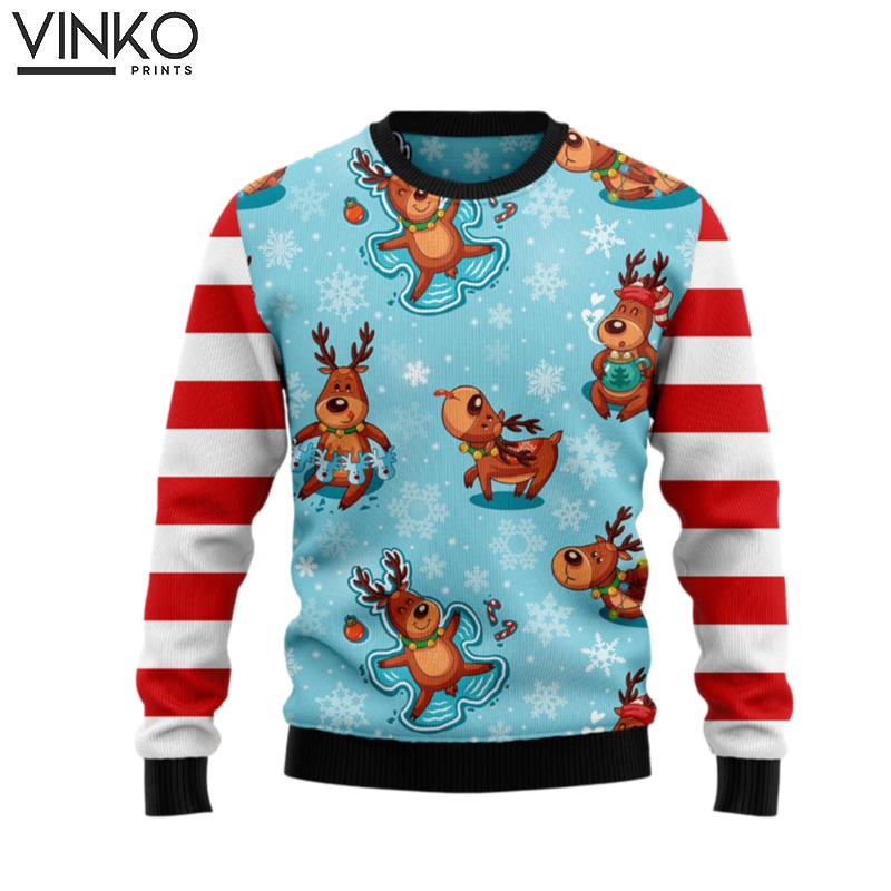 Reindeer Cute T2310 Ugly Christmas Sweater