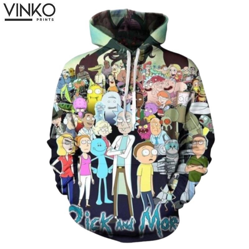 Rick And Morty All In One B Hoodie