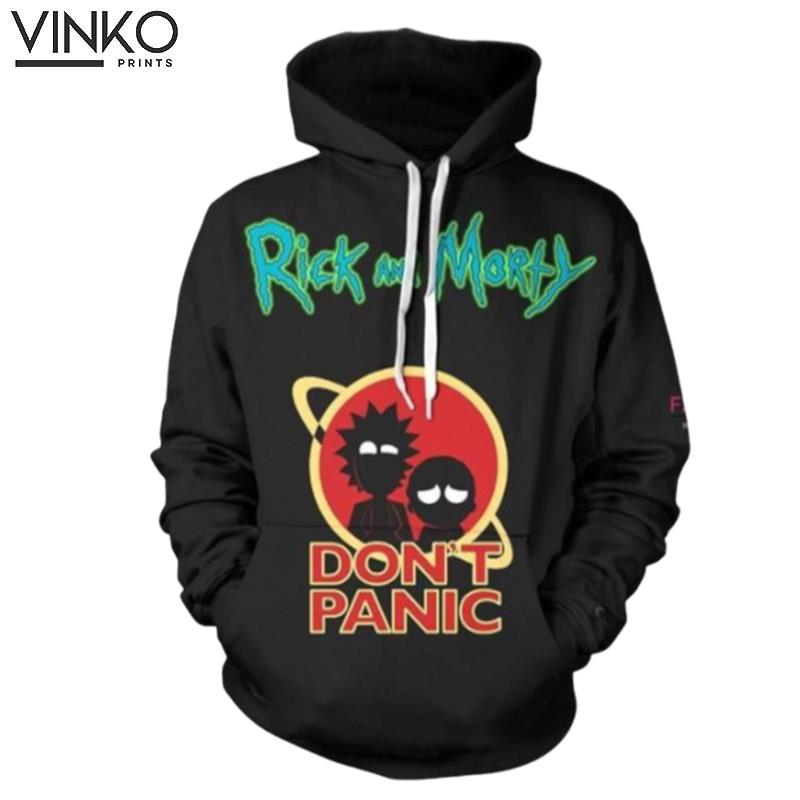 Rick And Morty Black C Hoodie