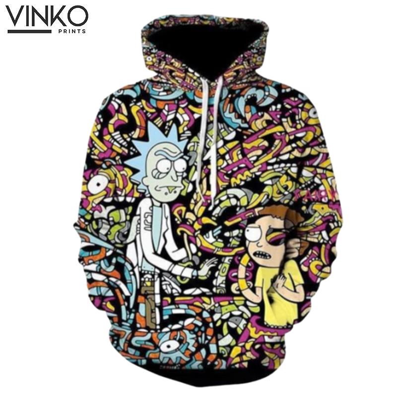 Rick And Morty Black Hoodie