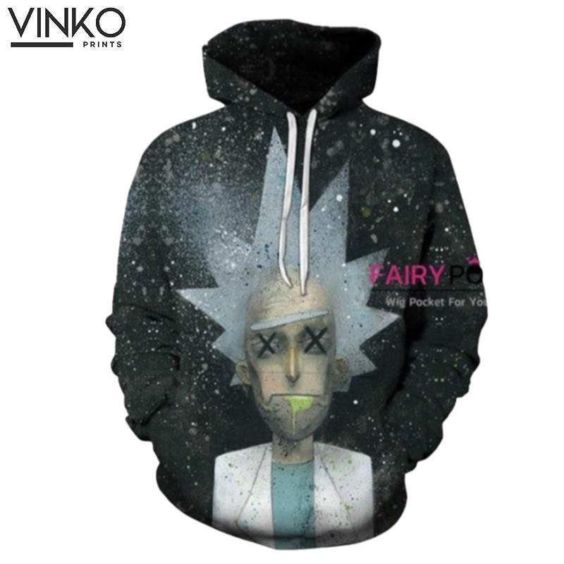 Rick And Morty Rick Black C Hoodie