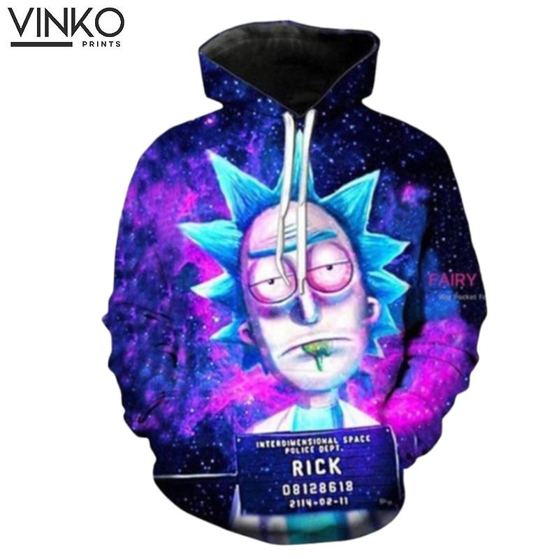 Rick And Morty Rick Black Hoodie