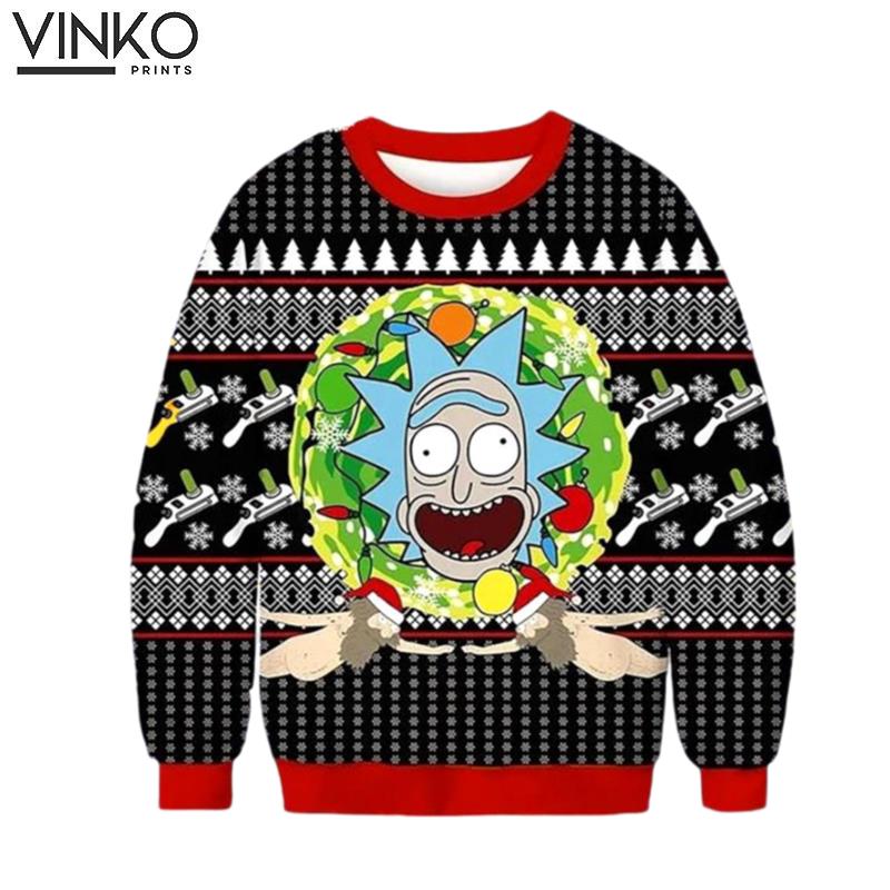 Rick And Morty Ugly Chrismas Ugly Christmas Sweater