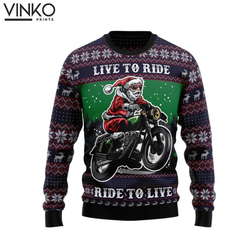 Riding Motor HT92306 Ugly Christmas Sweater