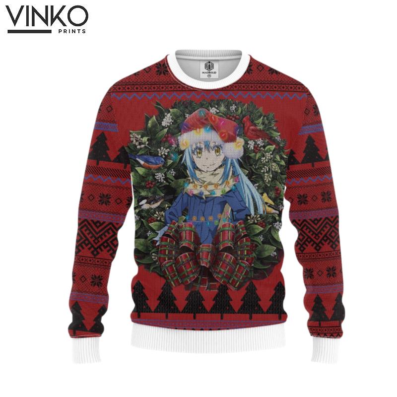 Rimuru Custom Ugly Christmas Sweater