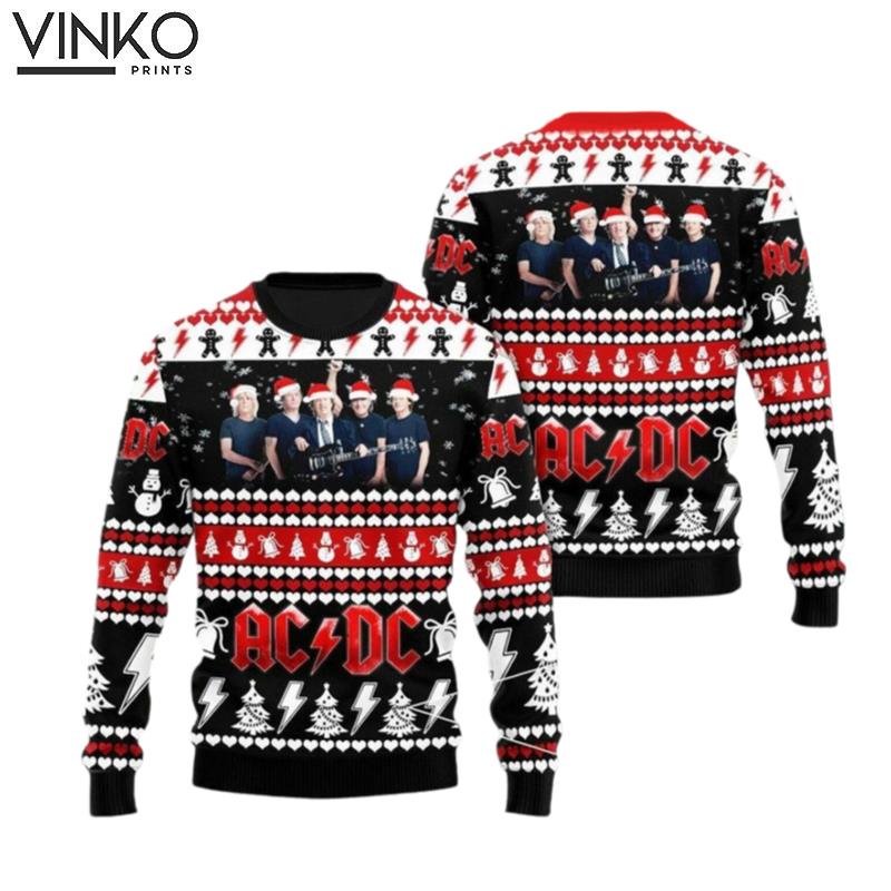 Rock Band Gift For Fan Ugly Christmas Sweater