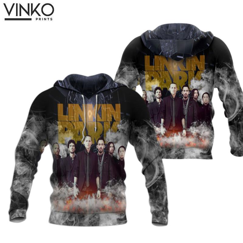 Rock Band Linkin Park Print S Hoodie