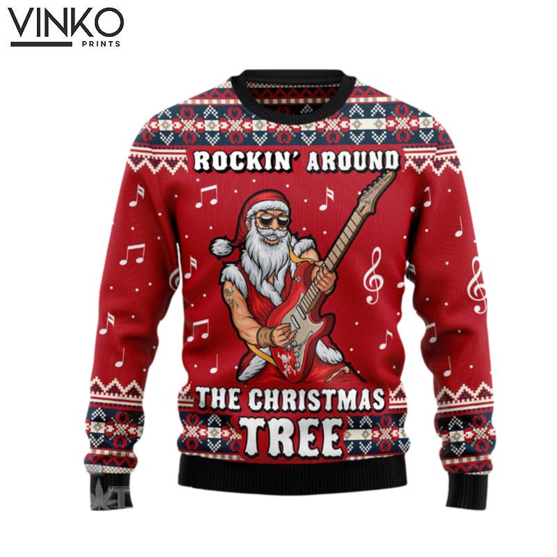 Rockin' Around The Christmas Tree Ugly Christmas Sweater