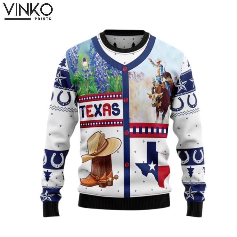 Rodeo Texas Funny Adult Ugly Christmas Sweater