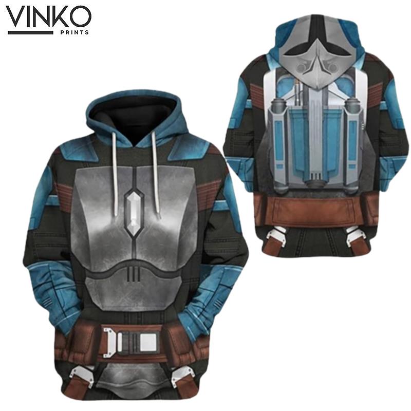 Rodwake Men Boba Fett Hoodie