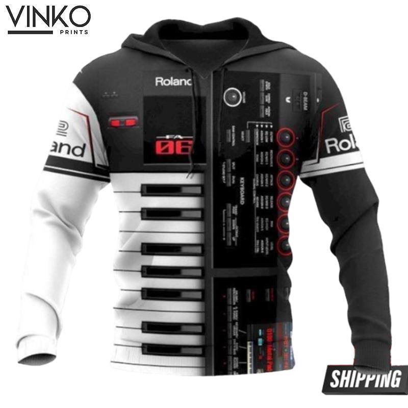 Roland Piano Music Hoodie