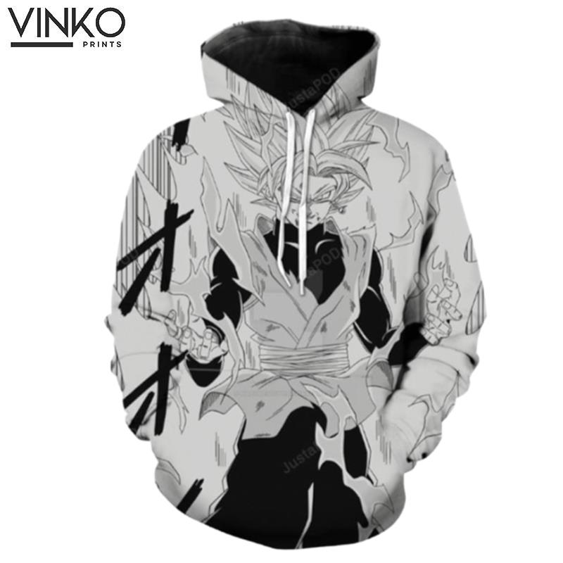 Rose Goku Manga Super Saiyan Goku Black Dragon Ball Super Clothing Hoodie