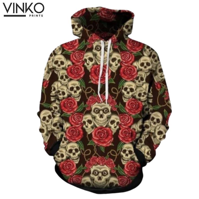 Rose Skull Hoodie