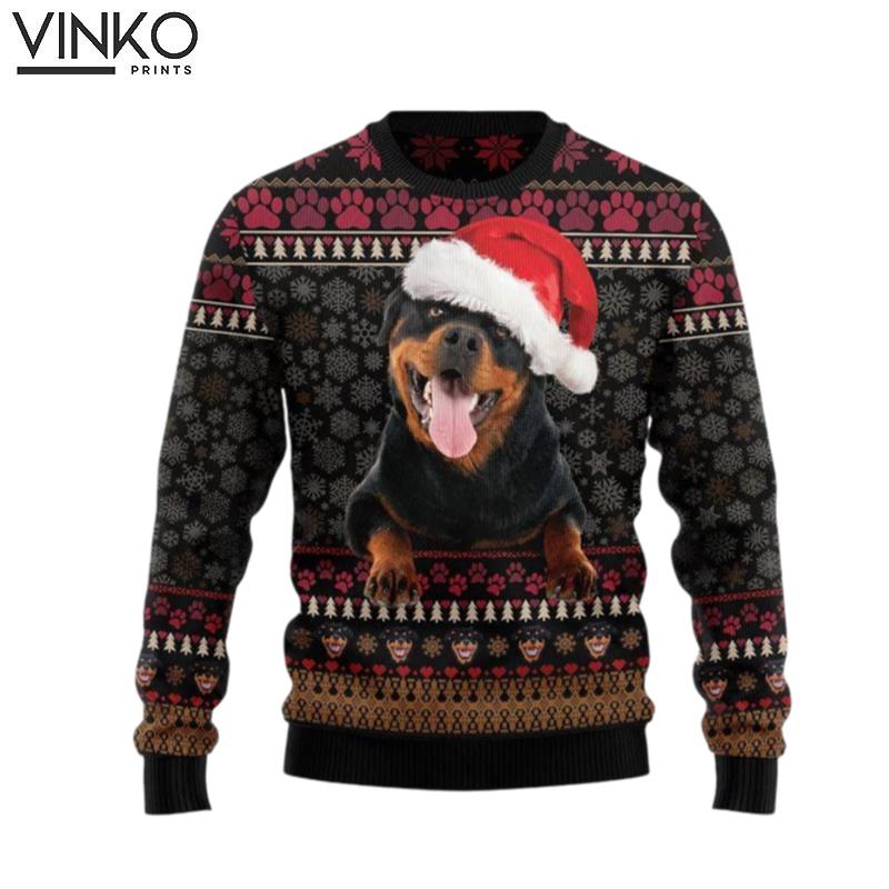 Rottweiler Christmas Pet Lover Ugly Christmas Sweater