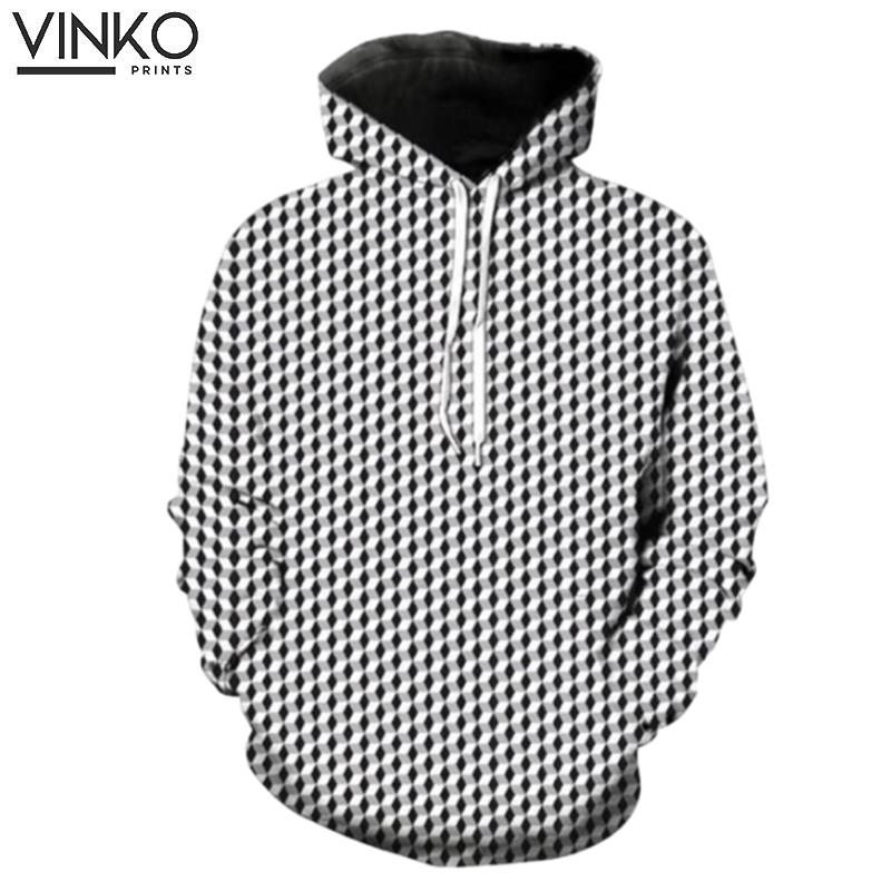 Rubik Checkerboaword Hoodie