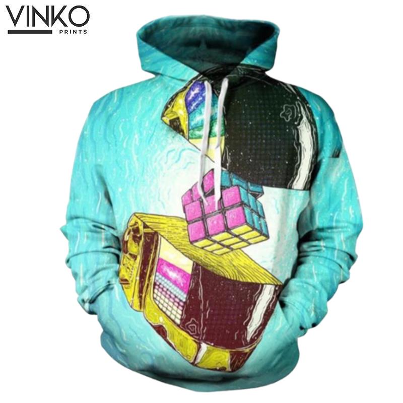 Rubik Skull Hoodie