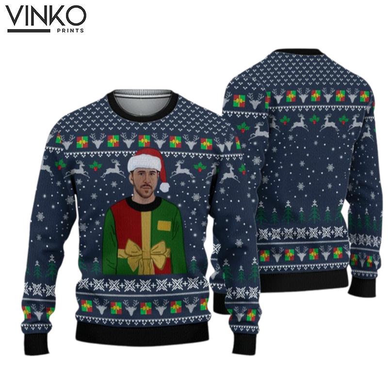 Ryan Reynolds Funny Ugly Christmas Sweater