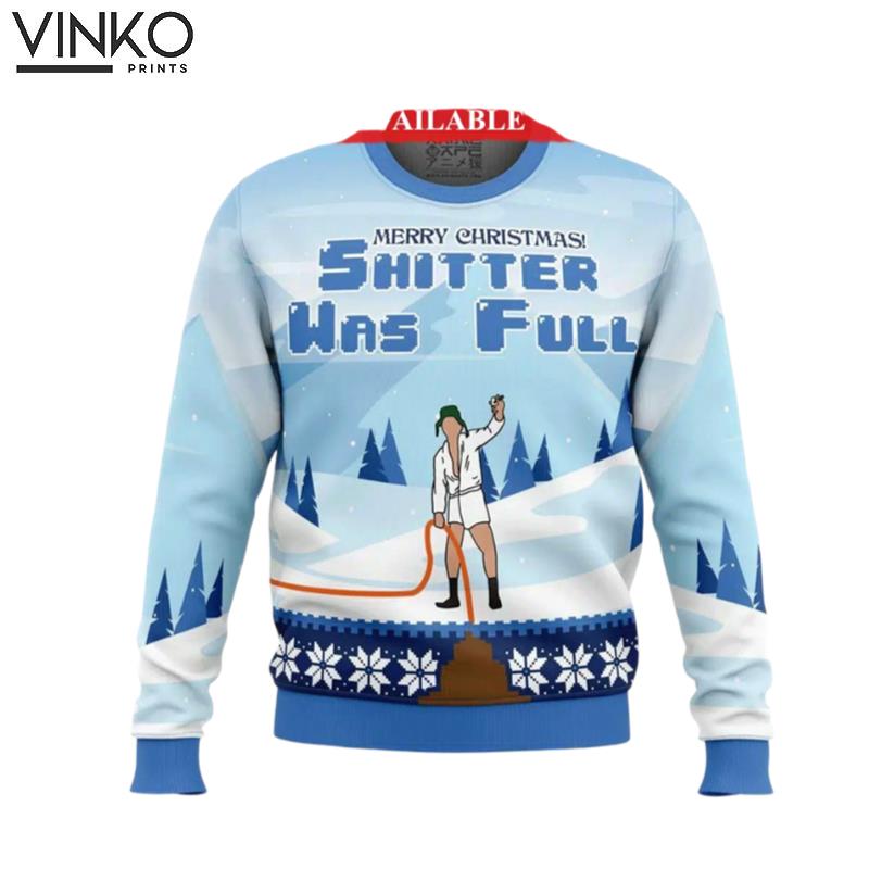 S h it ter was Full National Lampoons Christmas Vacation Ugly Christmas Sweater