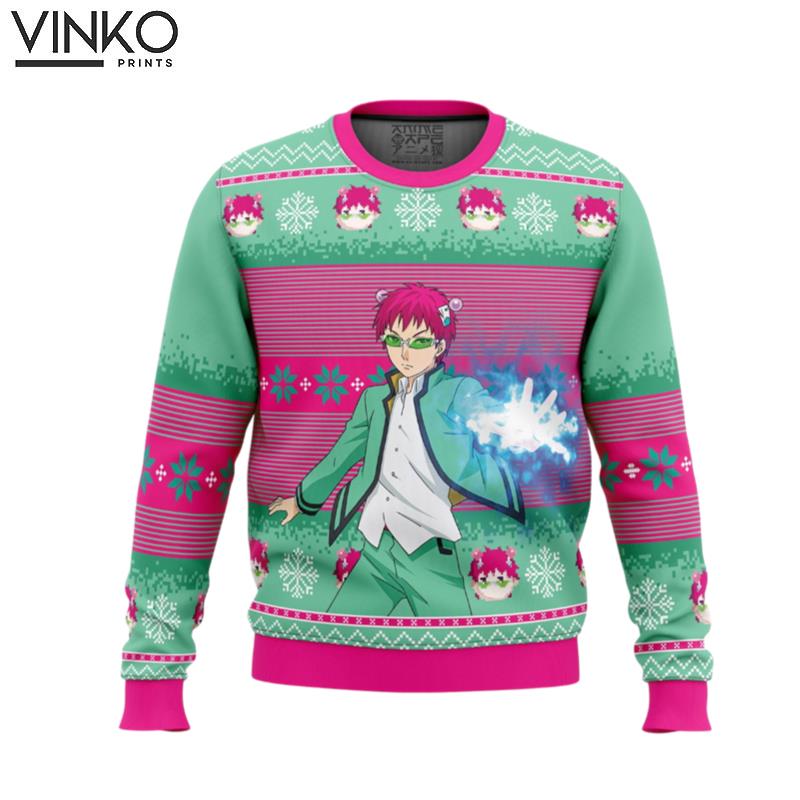 Saiki K The Disastrous Life of Saiki K Ugly Christmas Sweater