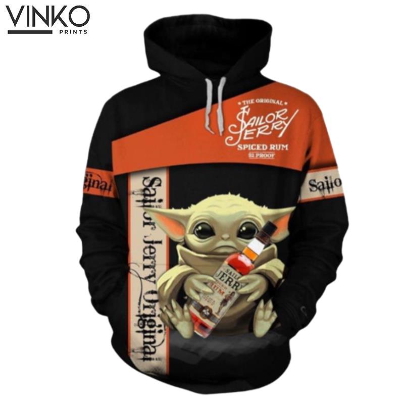 Sailor Jerry Baby Yoda Hoodie