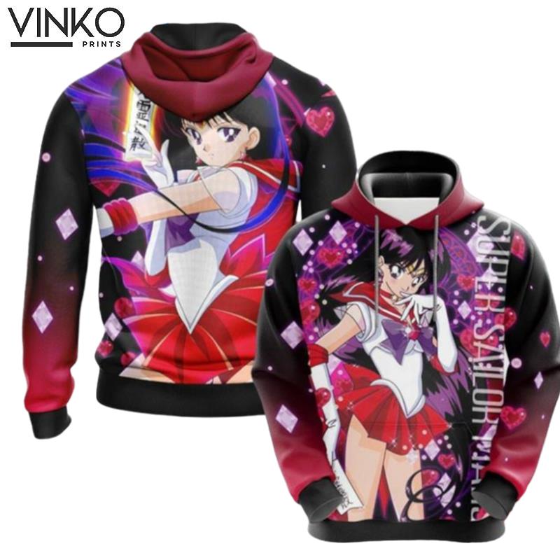 Sailor Moon Sailor Mars 1973 Hoodie