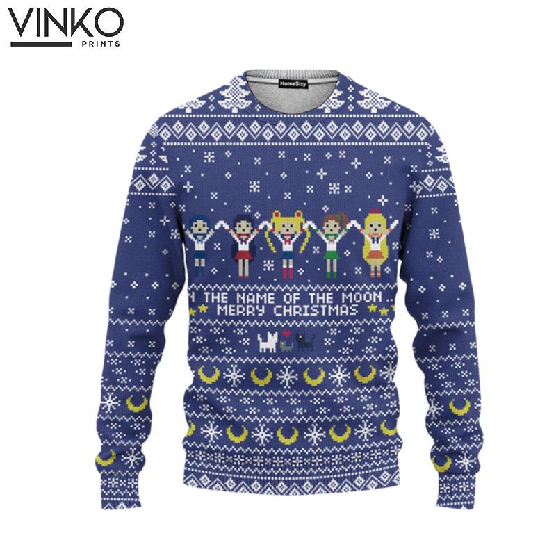 Sailor Moon Xmas Ugly Christmas Sweater