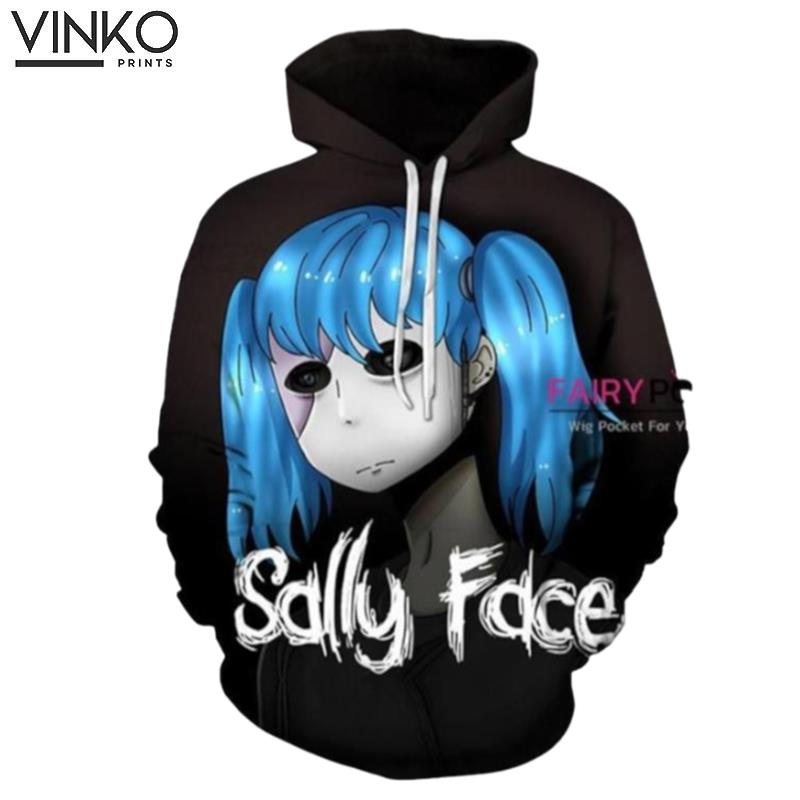 Sally Face Sal Fisher Black B Hoodie